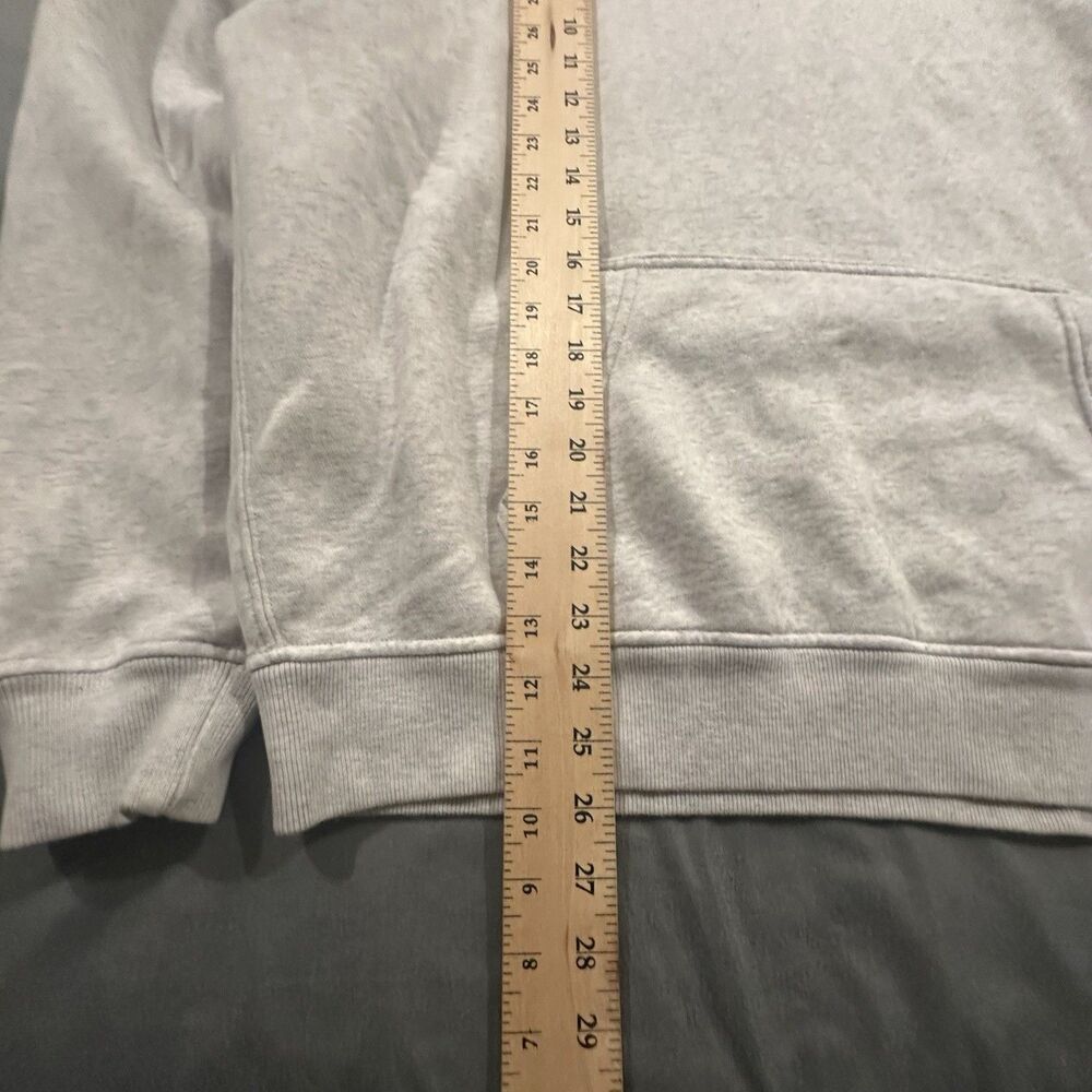 Abercrombie & Fitch Soft A&F Essentials Hoodie Men's M Oversized Light Gray - Picture 3 of 8